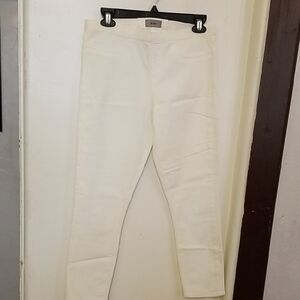 Helmut Lang Cream Skinny Jeans